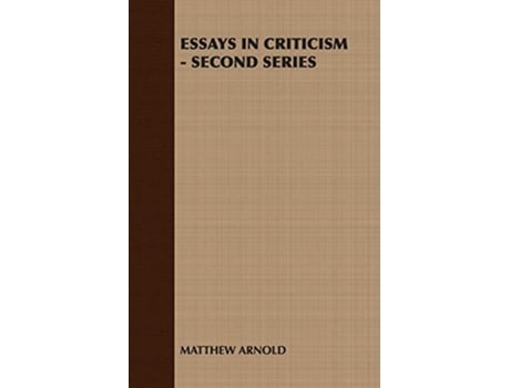 Livro Essays in Criticism Second Series de Arnold Matthew Arnold Matthew Arnold (Inglês)