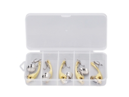 Lure Spinner Bait Fishing Lure Kit With Tackle Box Spinning Fish Attracting Metal Spoon Lure