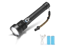 Lanterna Led 120000 Lumens Xhp70.2 Recargável S/MARCA
