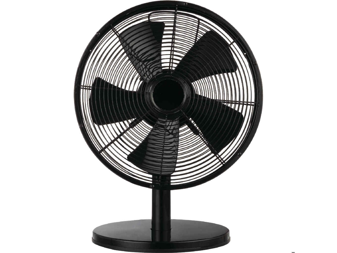 Ventilador de Mesa Preto 30cm 45w Kuppler