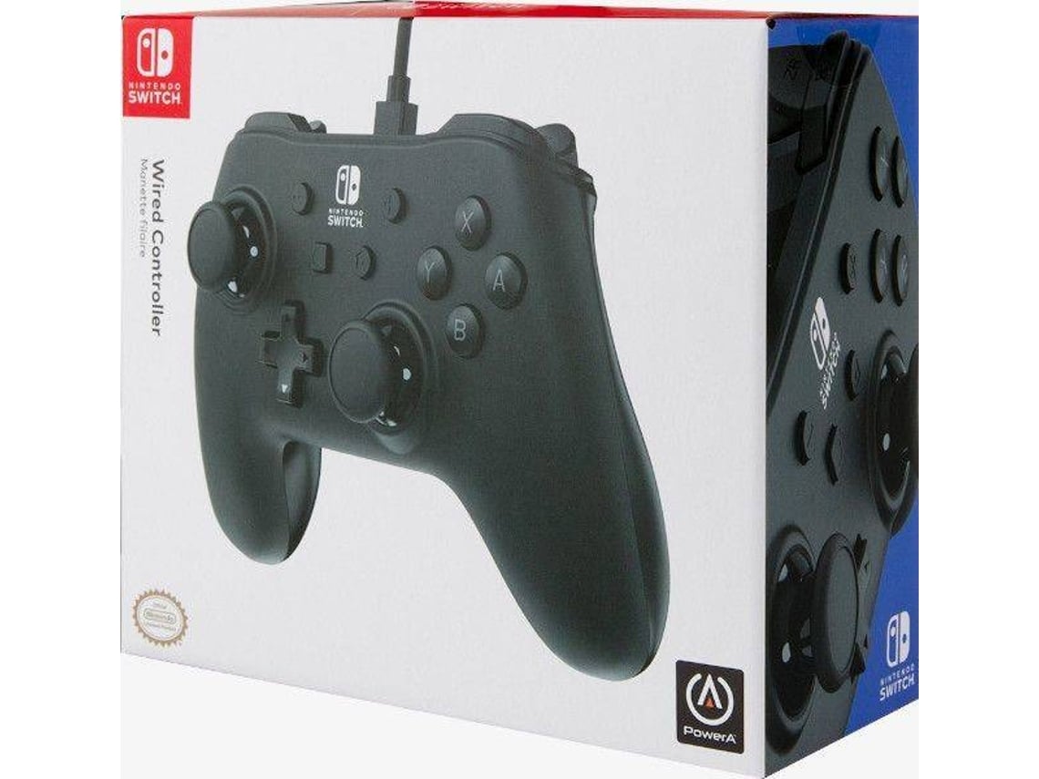 Comando com fio NINTENDO Preto (Nintendo Switch) Worten.pt