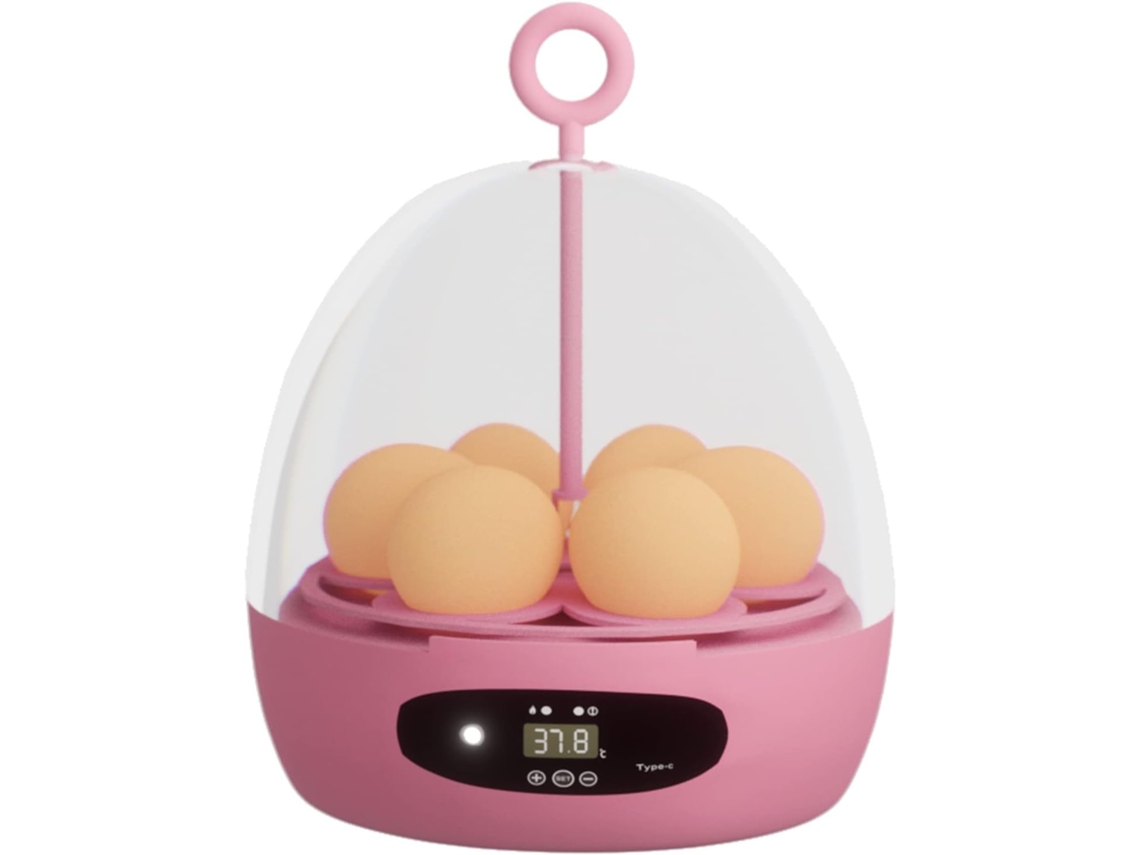 Incubadora Automática Para Aves, Incubadora Inteligente, Virador Automático De Ovos Para Galinhas, Capacidade Para 6 Ovos.