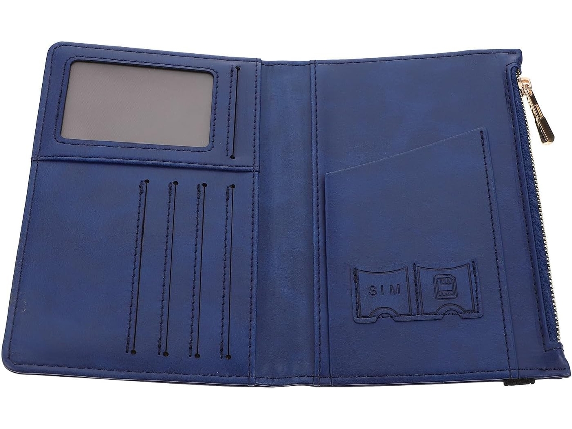 Porta-passaporte Portátil Em Pu Com Proteção Rfid, Capa Protetora Delicada