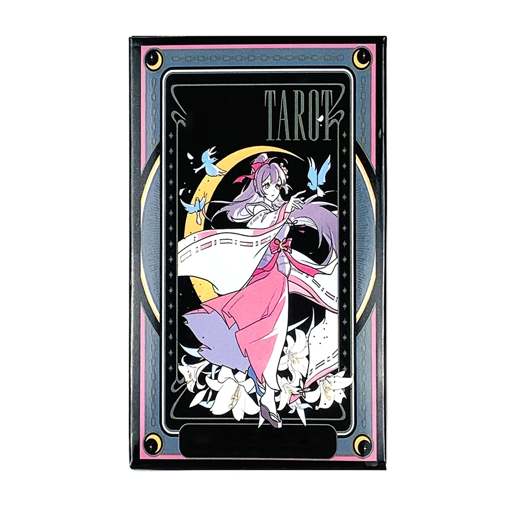 Tarot Aces 78 Cartas Fofas de Desenho Animado para Iniciantes Cartas de Oráculo MDUG