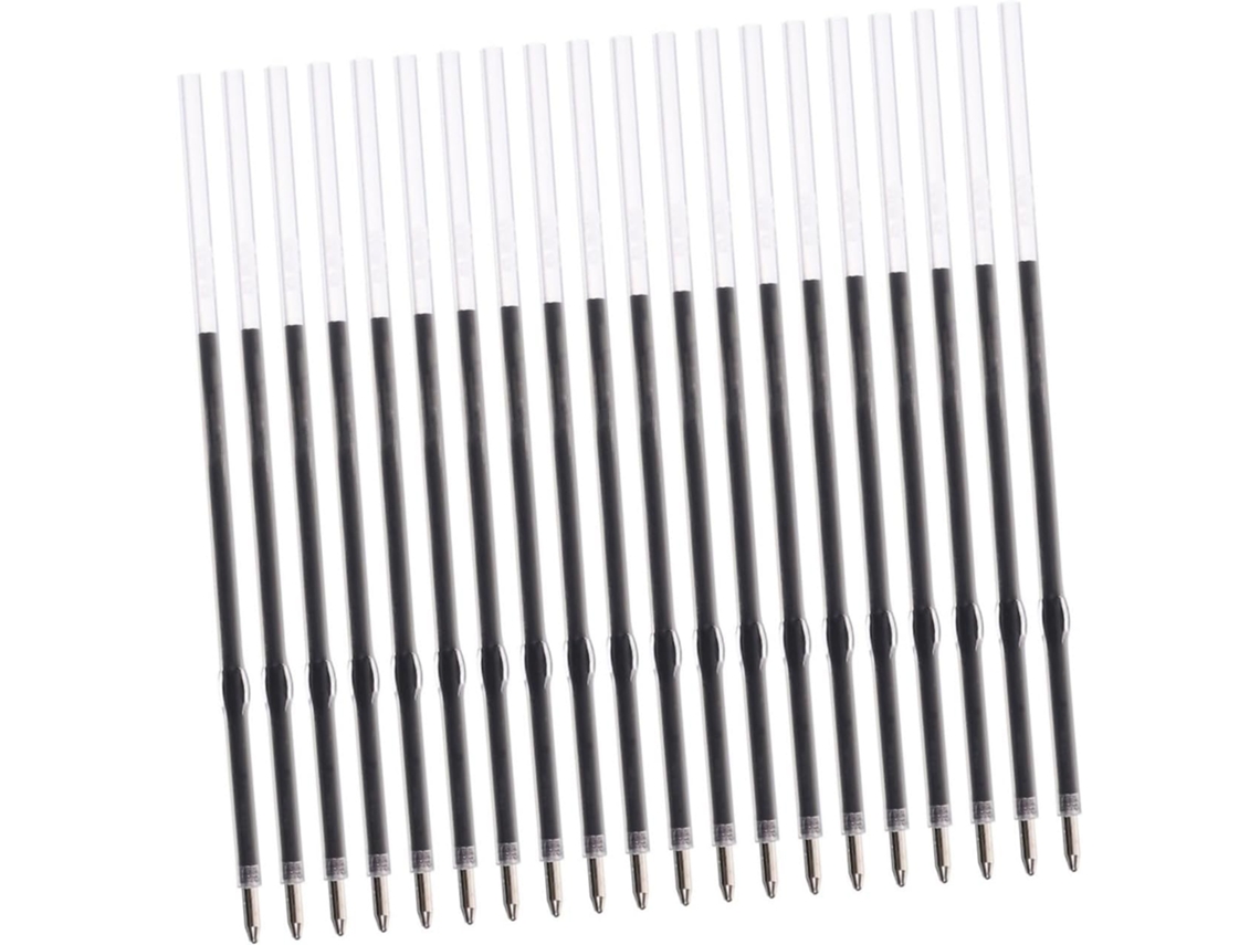 Gadpiparty 200 Refis De Caneta Esferográfica Com Ponta Fina 0,7 Mm,
