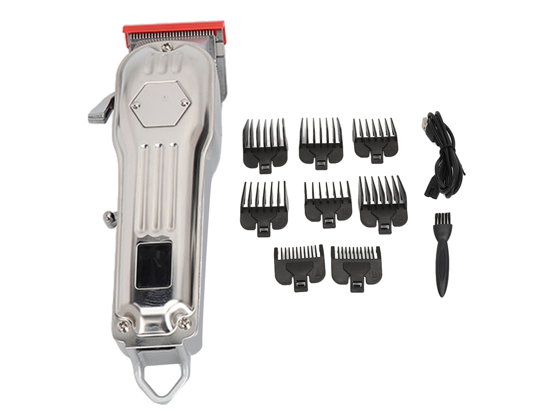 2026 cortadora de Cabelo Eléctrica Profissional Recarregável com Tela Led e Kit de Corte de Cabelo para Grooming em Casa