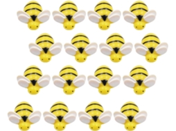 Conjunto De 60 Tachinhas Decorativas Em Formato Abelha Para Escritório