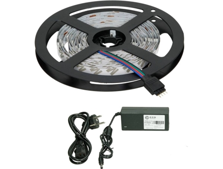Fita LED  Impermeável (300 lm/m - Plástico - Branco)