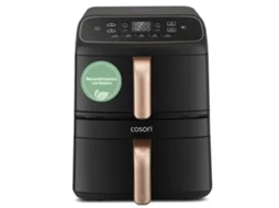 Fritadeira A Ar Cosori Turbo Tower Compact de 8,6 litros com resfriamento superior e revestimento 100% cerâmico Isento Pfas.