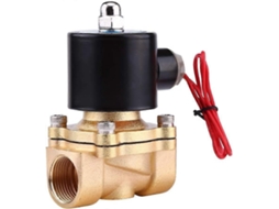 Válvula Solenoide Normalmente Fechada, 3/4 polegadas, AC 220V, Liga de Zinco, Alta Pressão e Temperatura | S/MARCA