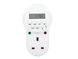 Laxiscreed Tomada Com Interruptor Temporizador Programável 240v - Compatível Reino Unido