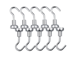 Ganchos Magnéticos Nova Line, 10 unidades, resistentes, forte magnetismo | S/MARCA