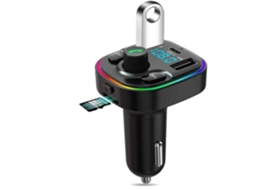 Transmissor Fm Bluetooth Yizhood G47 Pd/qc3.0 Type C Tf/sd Led Preto