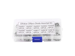 Kit de Diodos Retificadores 10 Valores 100pcs S/MARCA