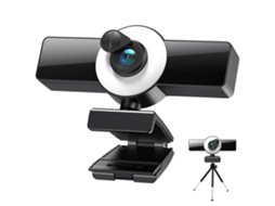 Câmera Web 4k Hd Com Microfone Autofoco 1080p Usb Para Pc Laptop Com Capa E Tripé