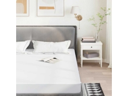 Vidaxl Protetor De Colchão Impermeável 140x190 Cm Branco