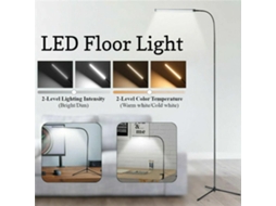 Luminária De Chão Led Usb Haima 3em 1com Intensidade Ajustável, Para Leitura, Mesa Ou Escritório, Ideal Para Sala De