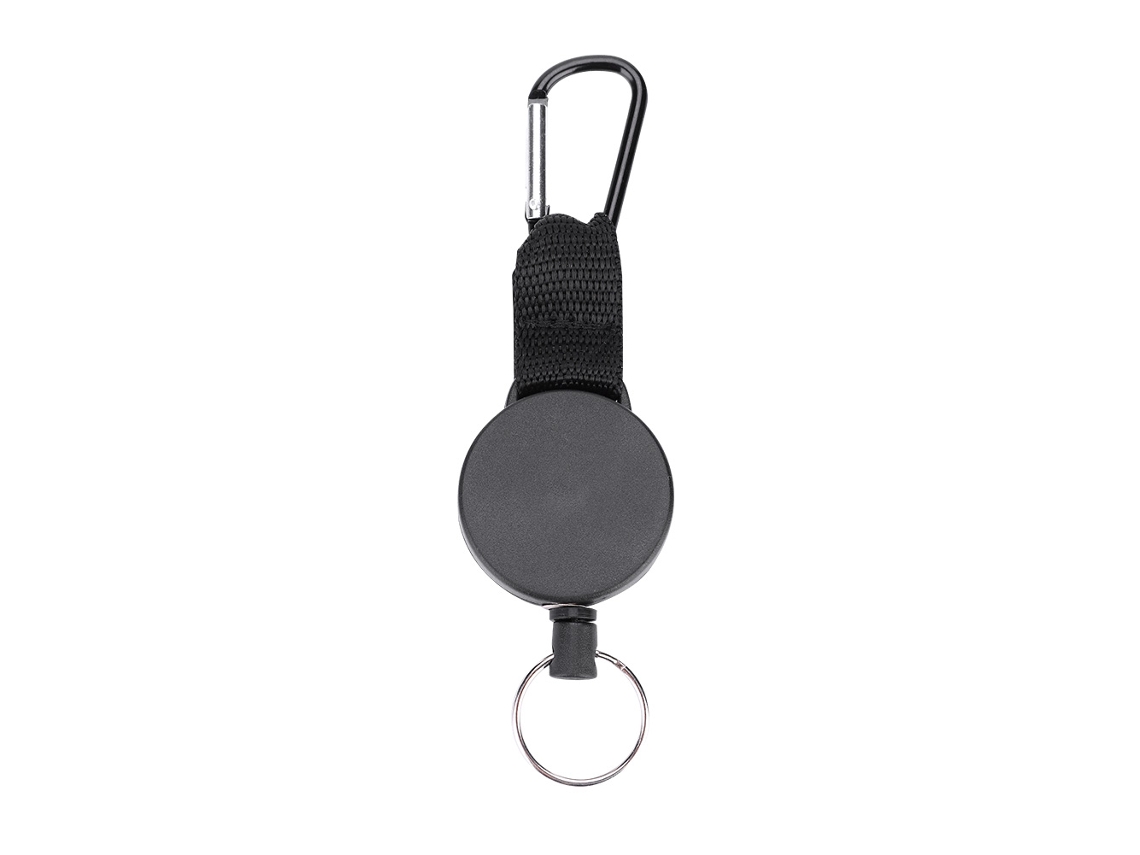 Llavero Retrátil De Cavo De Acero Inoxidable De 60 Cm Para Evitar Perdas, Porta-chaves Esticável