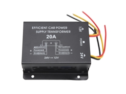 Adaptador Conversor De Energia Para Carro 20a 24v 12v Dc Walkie, Talkie, Monitor De Carro, Caminhão, Ônibus