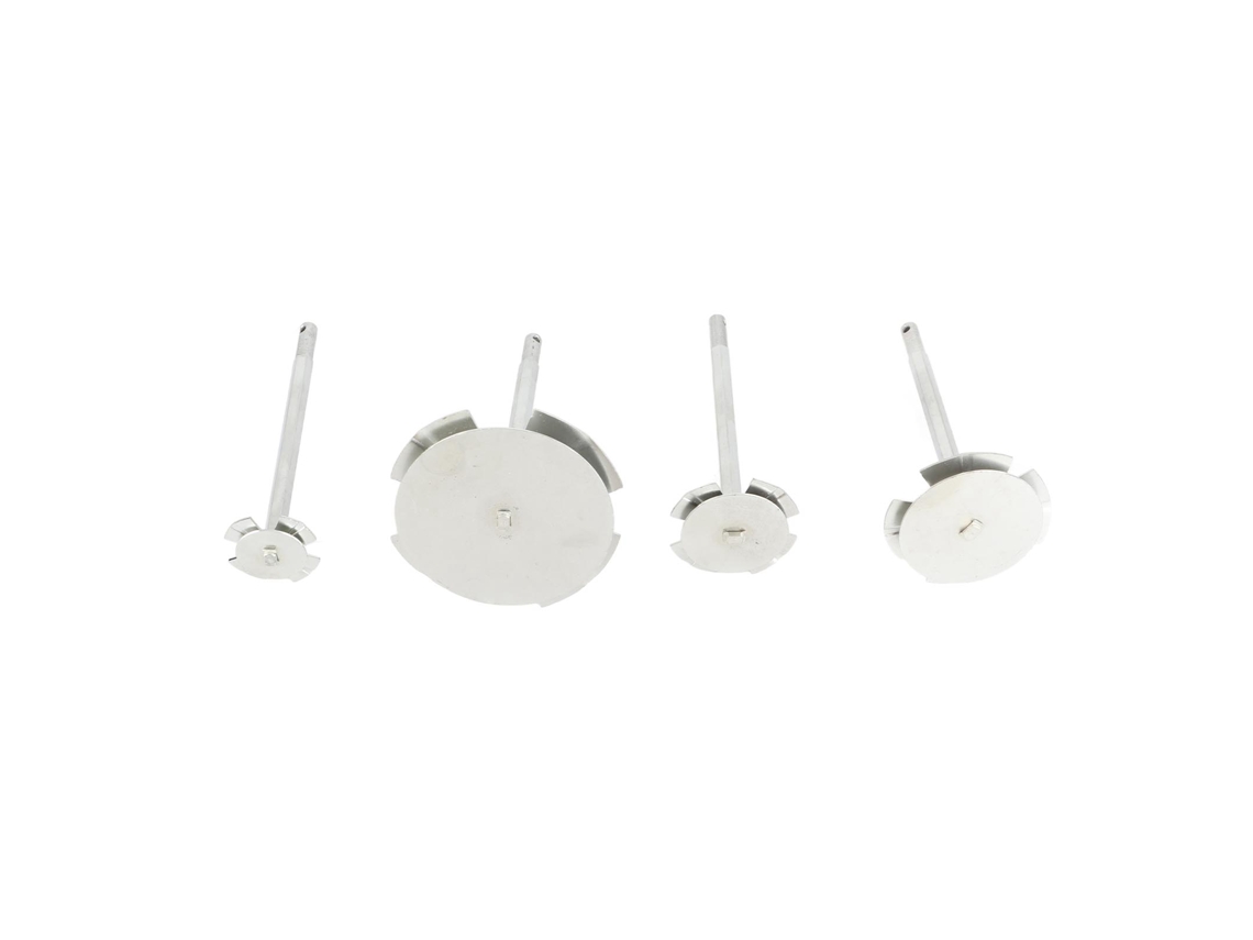Conjunto De 4 Extratores De Conexões De Tubos Hss Para Pvc Abs Dwv De 1 Polegada, 1,5 Polegadas, 2 Polegadas E 3 Polegadas
