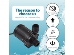 Bomba de Água Submersível DC 24v 12m Motor Sem Escovas 700l/h 90 Graus Baixo Ruído