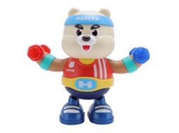 Primerox urso Dançante Elétrico com Luz e Música Robô Brinquedo para Crianças Portátil