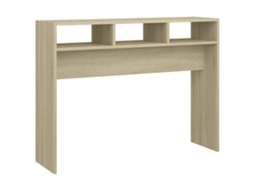 Console Table, Console Tables Vidaxl Marrom Madeira Processada (n/a)