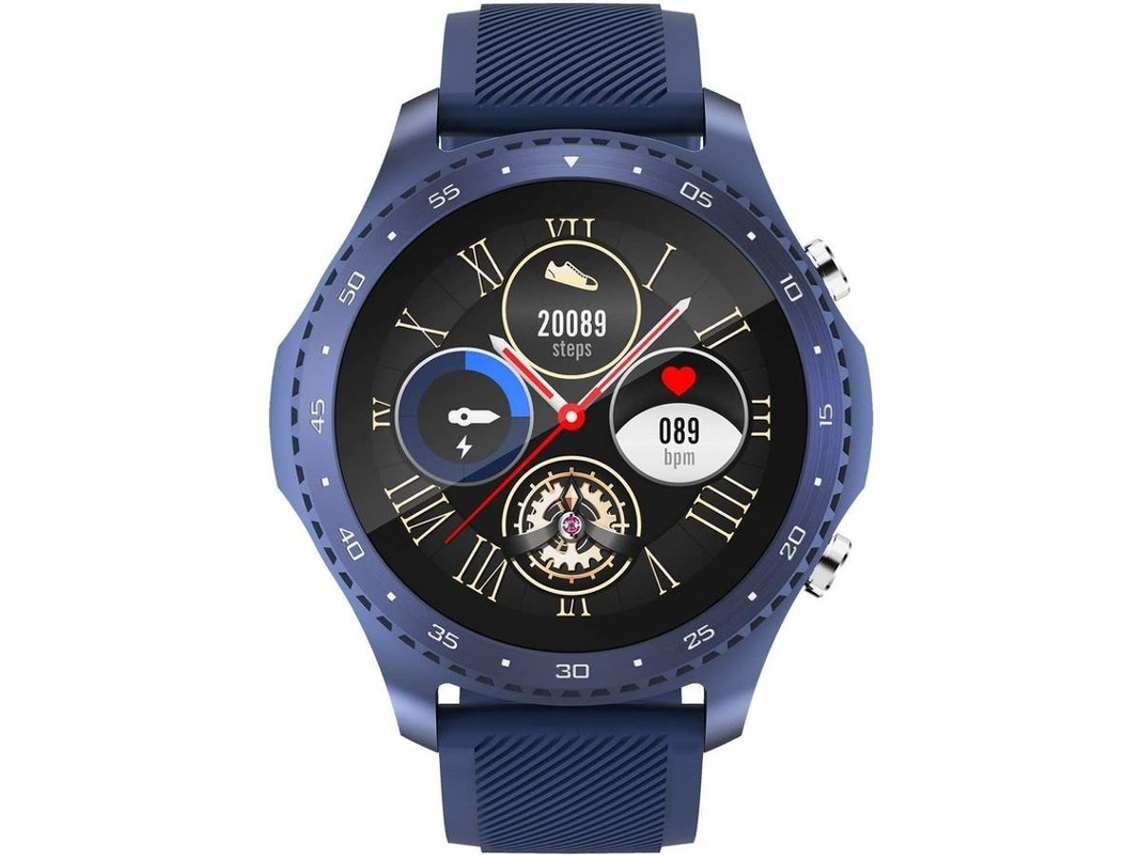 Pulseira Fitness Yizhood Smartwatch Medição De Temperatura Chamada Bluetooth Monitor De Frequência Cardíaca Pressão Arterial Ip67 Ios Android (azul)