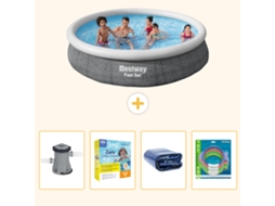 Bestway Piscina Bestway Fast Set Redonda - 366x76 Cm - 5-peças S181
