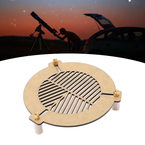 Máscara de Foco Bahtinov para Telescópio /nn/2mm, Placa de Acrílico 60 a 90mm para Astrofotografia BRILVIBERA