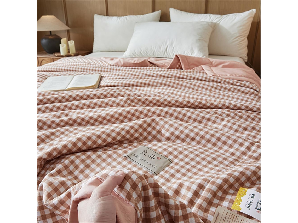 Colcha Acolchoada Fansu Capa de Cama Manta para Ar Condicionado Edredom Microfibra Conjunto Sofá Cobertor Toda