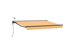 Vidaxl Toldo Retrátil Elétrico Areia 2,5 X 2 M