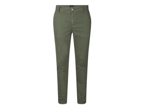 Jeans De Homem Presly Sun Samuel Chino Katoen/elastaan Verde (32/34)