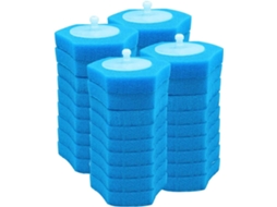 Conjunto De 36 Cabeças De Reposição Para Escova De Vaso Sanitário, Compatíveis Com O Limpador De Vas Gokoco