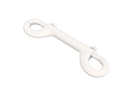2026rebe-anclaje Doble De Acero Inoxidable 316 Con Gatillo Para Accesorios De Seguridad De Buceo Bcd 115mm Blanco