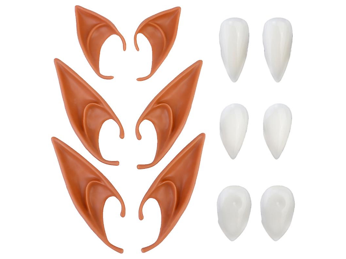 1 Conjunto de Cosplay de Presas para Decorações de Halloween ALLINLESS