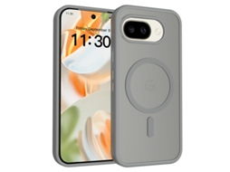 Capa Magnética À Prova De Choque Para Google Pixel 10a (cinza)