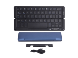 Teclado Bluetooth Plegável Com Suporte Magnético