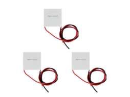 3 Elementos Peltier Tec1 12715 Módulo Termoelétrico 12715 Tec 12v 15a Diy SFUSHOS
