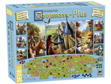 Jogo de Tabuleiro  Carcassonne Plus
