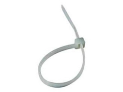Coletores de fitas perfuradas, 140 x 3,6 mm, branco, pacote com 100