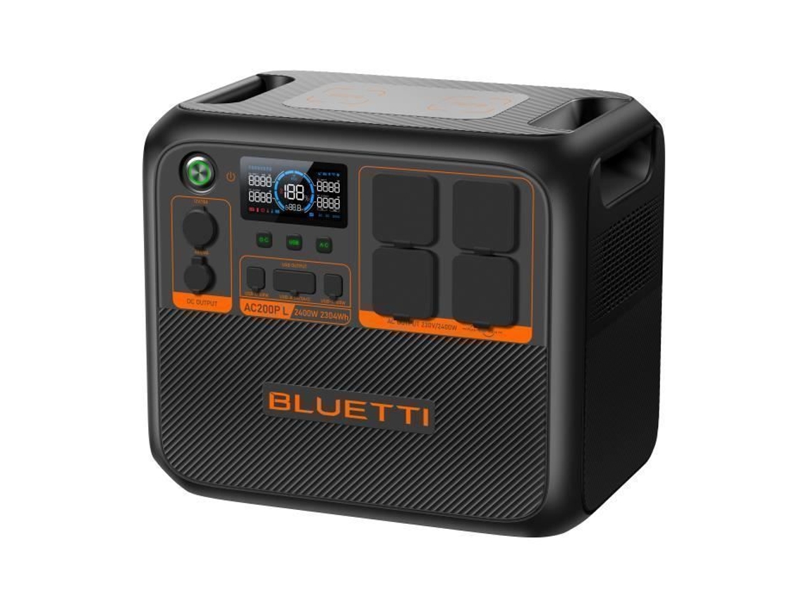 Bluetti Ac200pl Estação De Energia Profissional - 2304wh, Gerador Solar 4x2400w