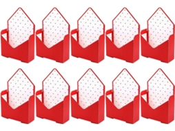 Caixas Envelope Para Flores, Pacote Com 10 Sacolas De Embalagem
