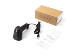 Scanner de Código de Barras 1d Usb Conexão com Fio para Supermercado Loja Biblioteca Logística