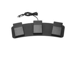 Pedal Usb Lurelia Compatível Com Windows, Ligação Usb, Em Aço, Instalação Simples
