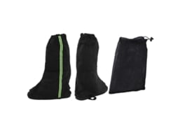 Capas de Botas Antiaderentes Impermeáveis com Refletor Preto L