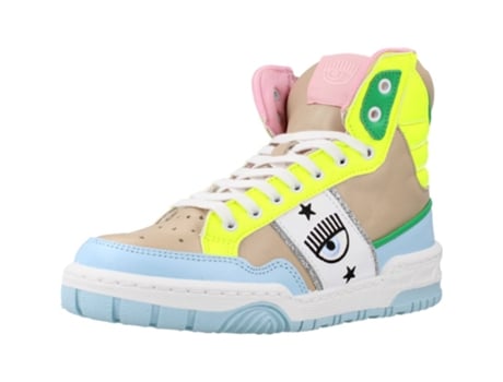 Sapatos de Mulher CHIARA FERRAGNI High Tecido Bege (40)