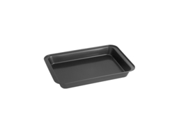 Assadeira Retangular Antiaderente - 31.5×22×5cm, Preta, Para Cozinha Doméstica E Assados