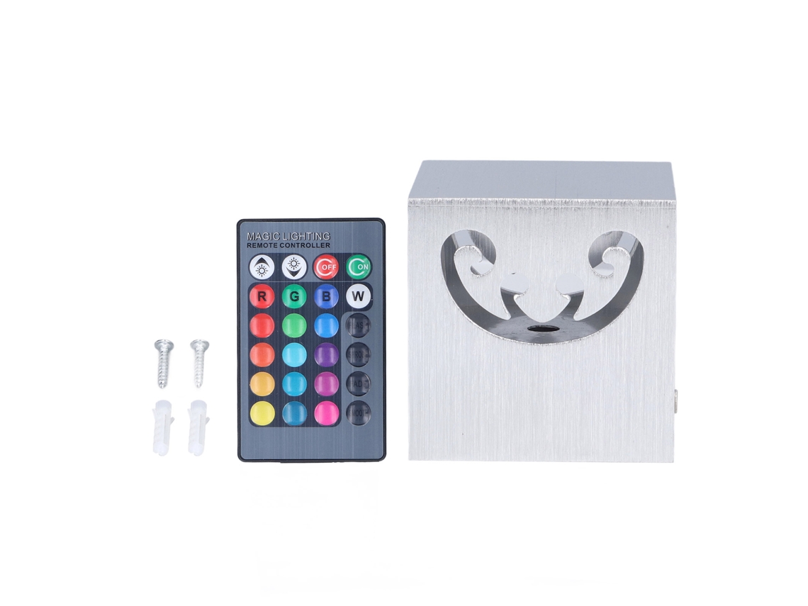 Luminária de Parede Rgb em Alumínio com Leds de 3w CHABERLU