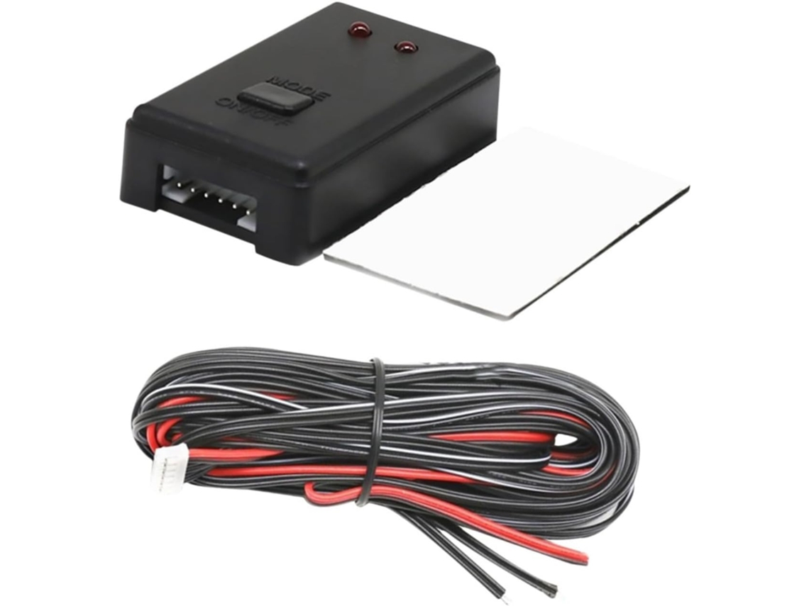 Controlador De Luz Diurna Led Em Abs Preto Com Conexão Direta À Bateria, Função De Iluminação Para Veículos 12a 24v